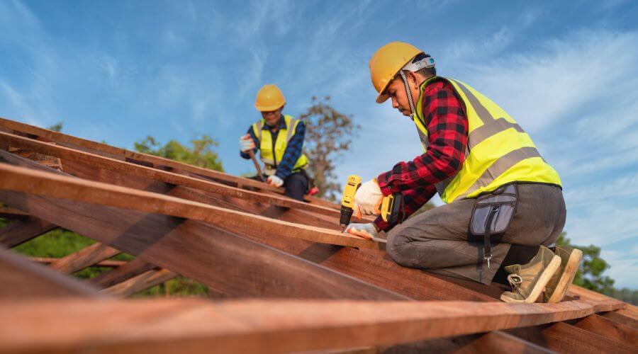 GAF Grand Sequoia installation in Palomar Mountain, CA